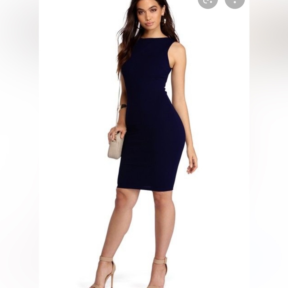 Windsor A Class Act Dress - Navy